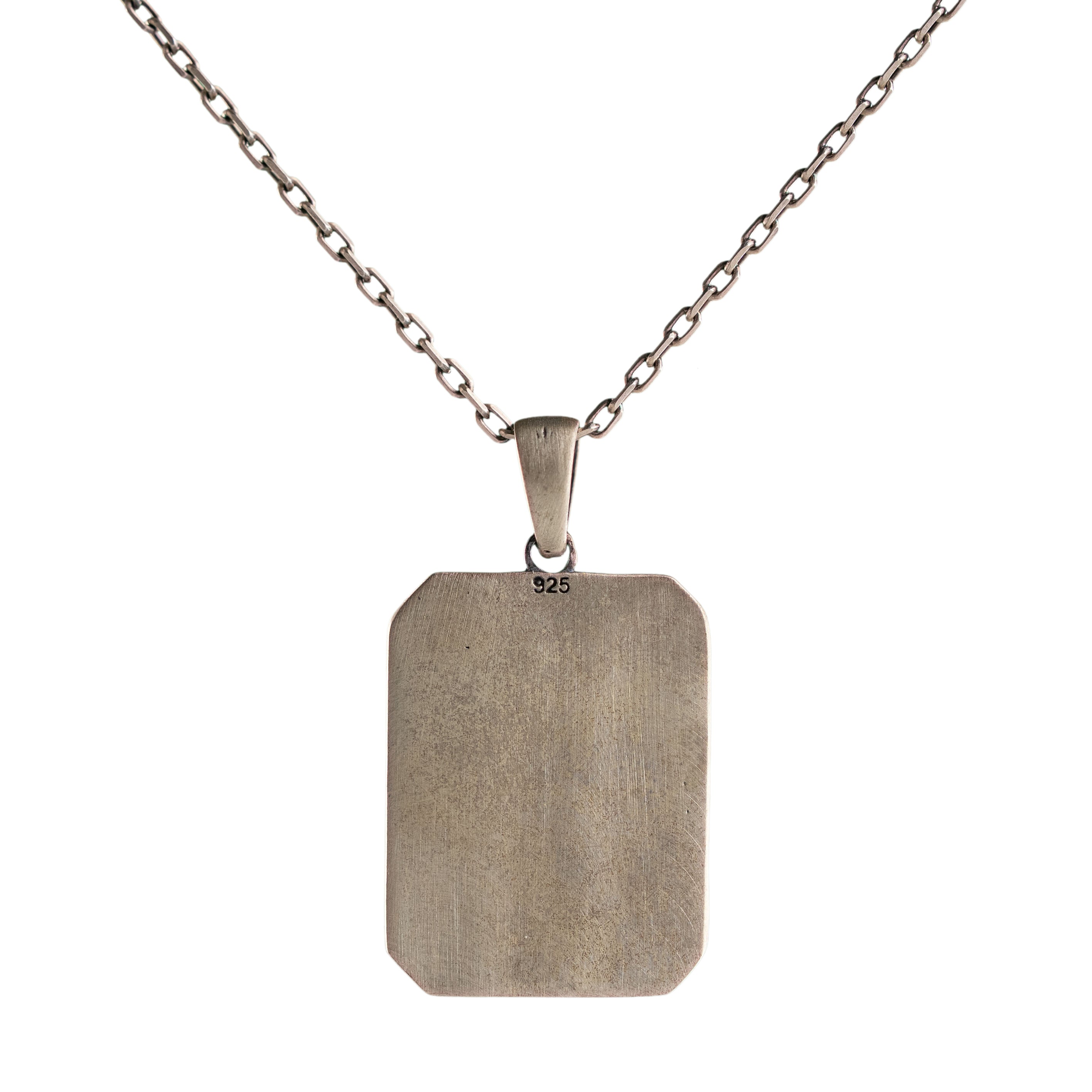 Skull Pendant Necklace – Sterling Silver Gothic Skull Charm with Custom Chain Length