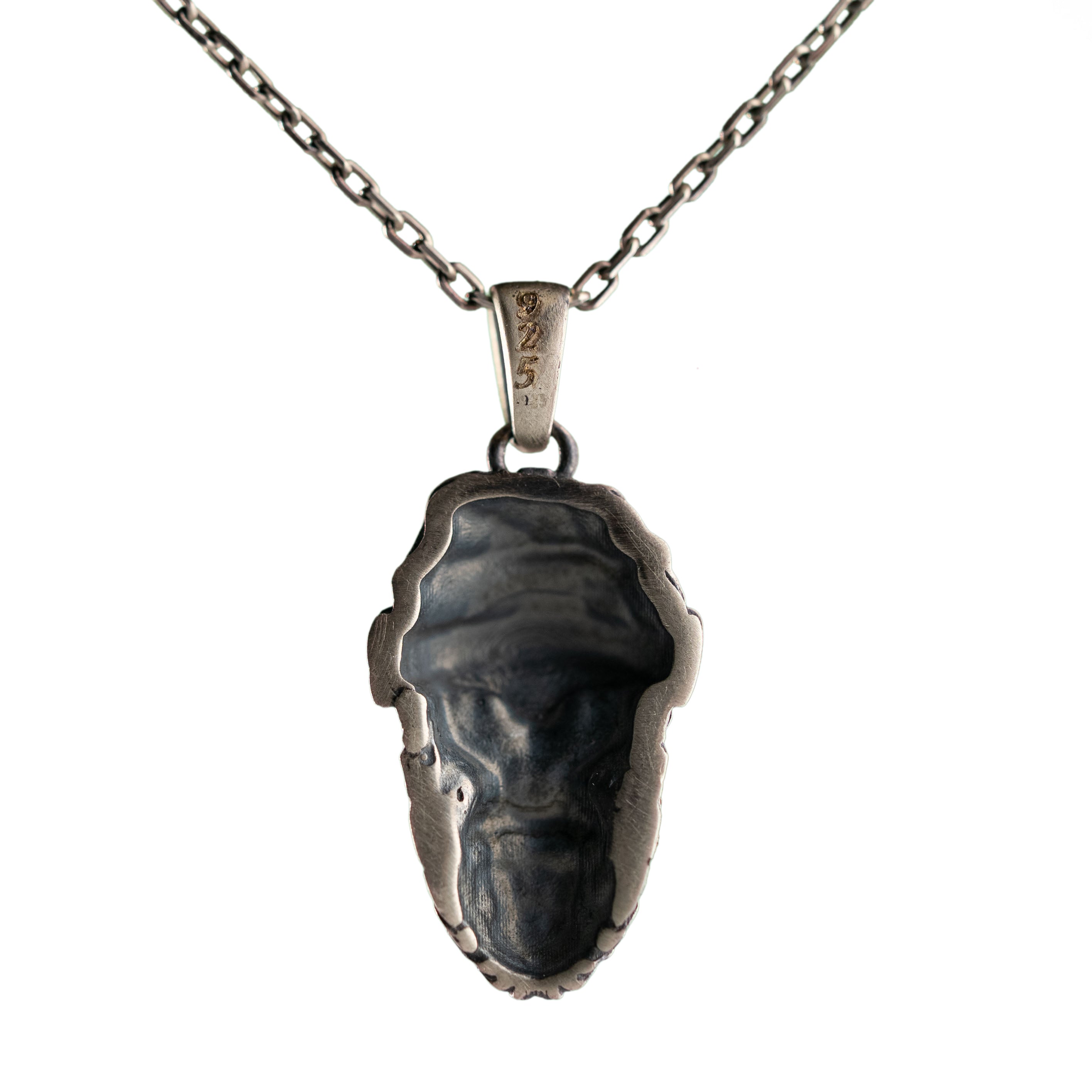 Angry Gorilla Pendant Necklace Sterling Silver Bold Biker Animal Charm