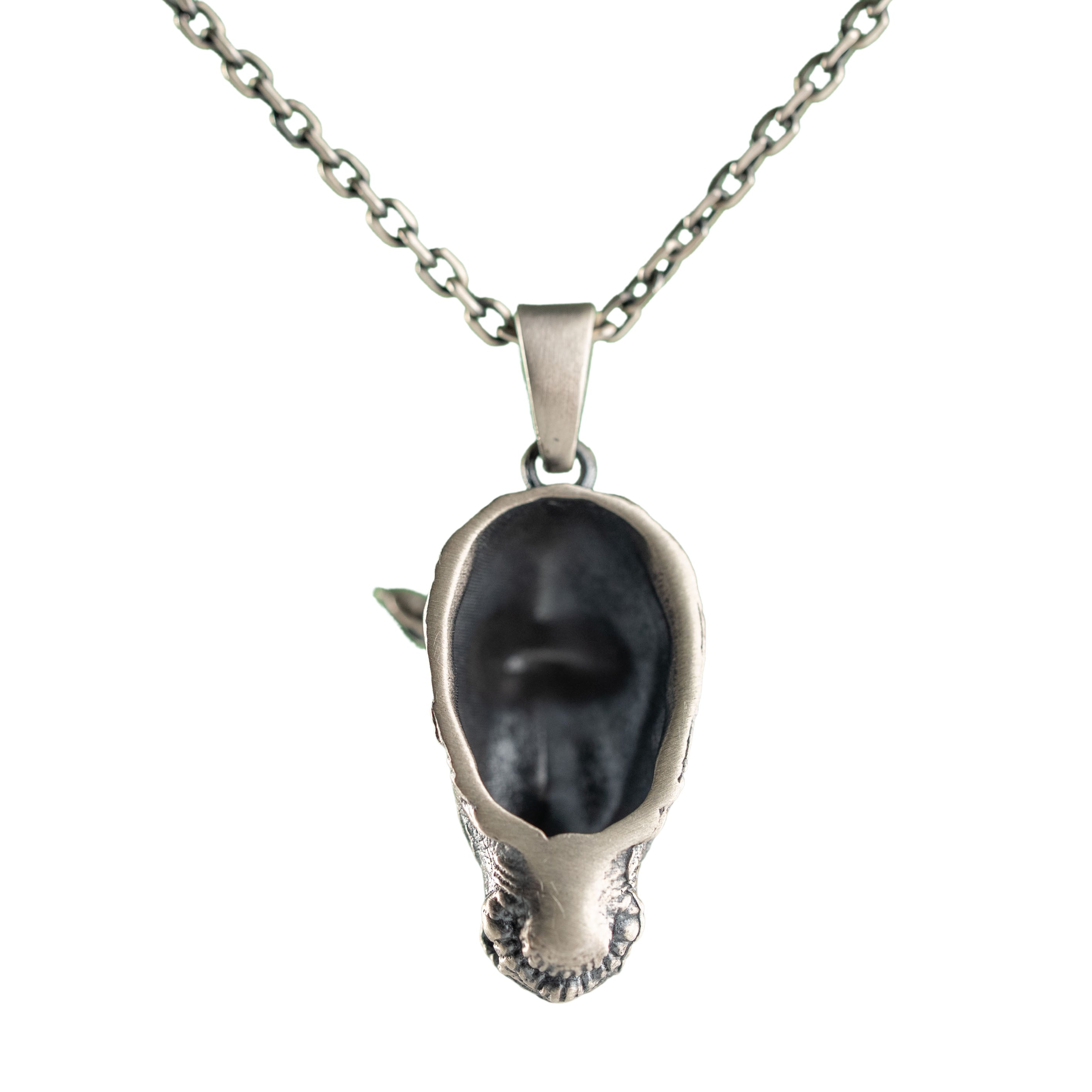 Rhino Head Necklace - Handcrafted Sterling Silver Pendant With Bold Wildlife Charm