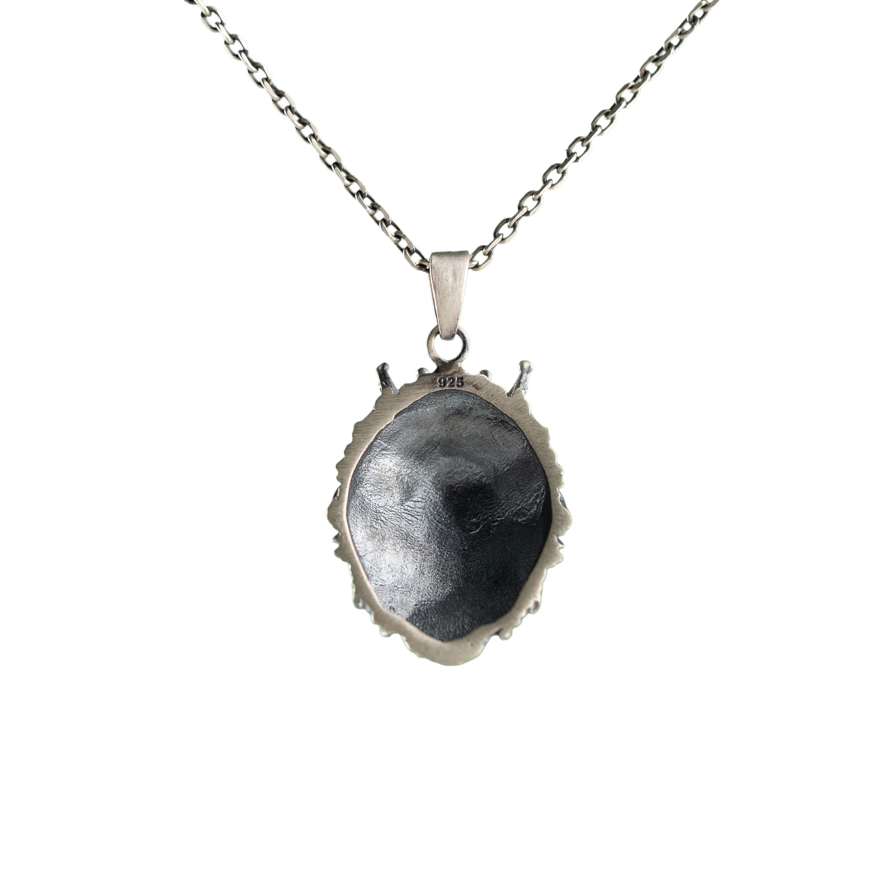 Sterling Silver Lion Pendant - Roaring Lion Crown Necklace - Regal Power Amulet