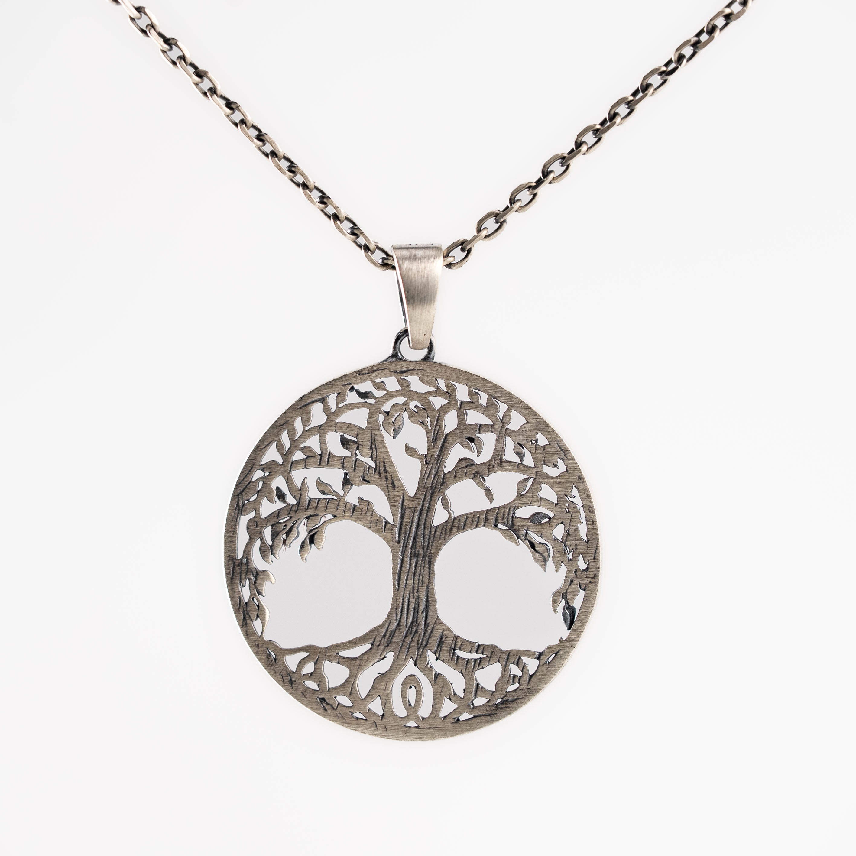 Tree of Life Necklace – Yggdrasil Pendant in 925 Sterling Silver Gothic Norse Jewelry
