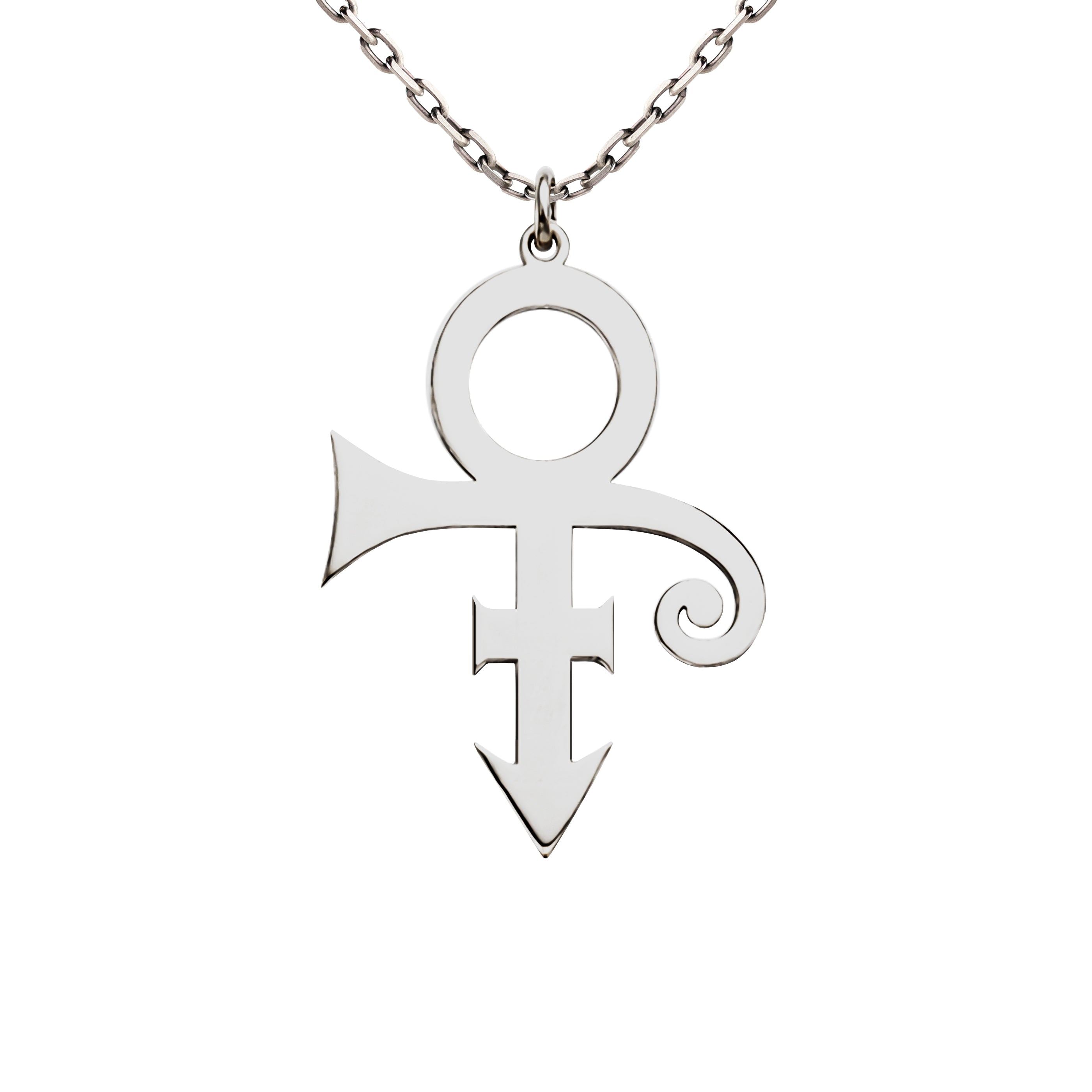 Prince Love Symbol Necklace – Handmade 925 Sterling Silver Pendant Gift